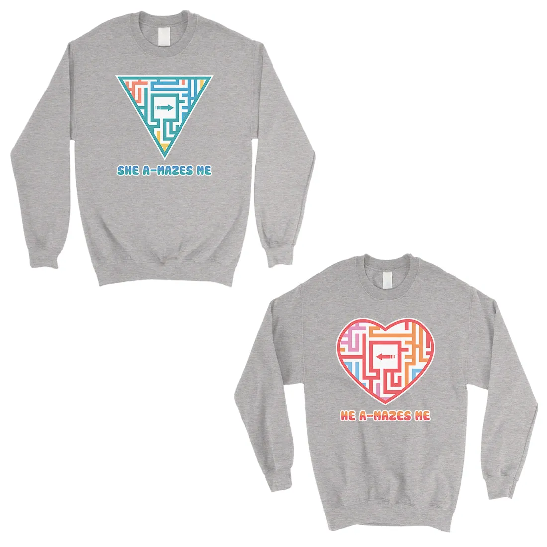 A-Mazes Me Matching Sweatshirt Funny Valentine's Day Gift Ideas