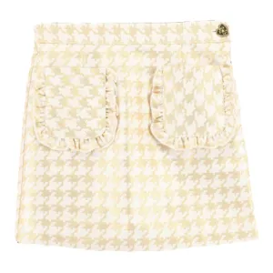 ALETA HOUNDSTOOTH SKIRT