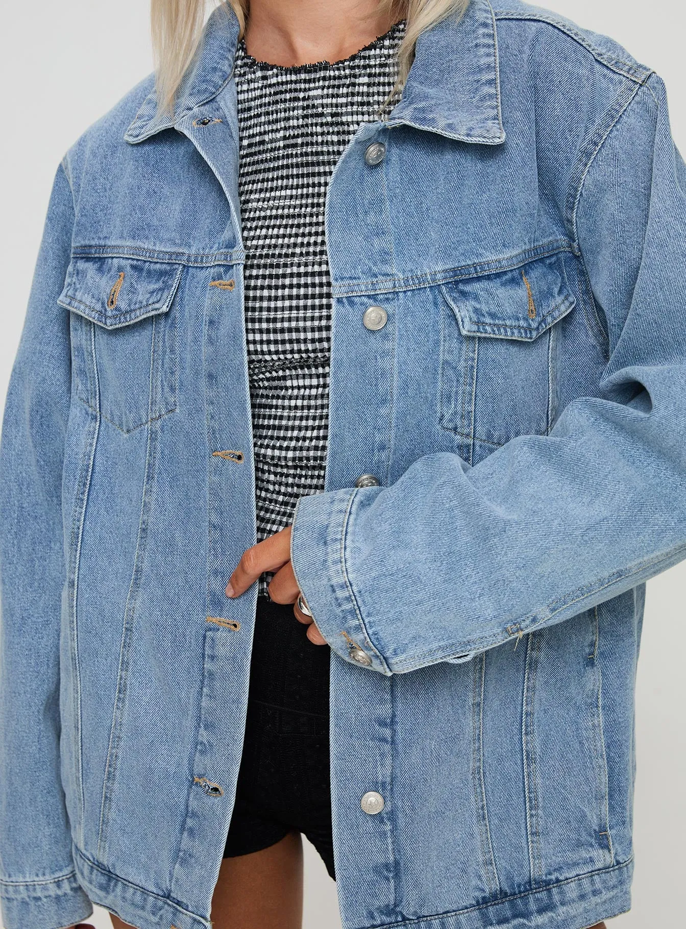 All You Need Denim Jacket Light Wash