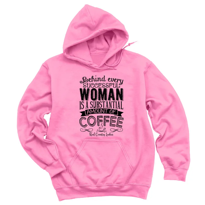 Amount Of Coffee Black Print Hoodies & Long Sleeves