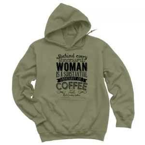 Amount Of Coffee Black Print Hoodies & Long Sleeves