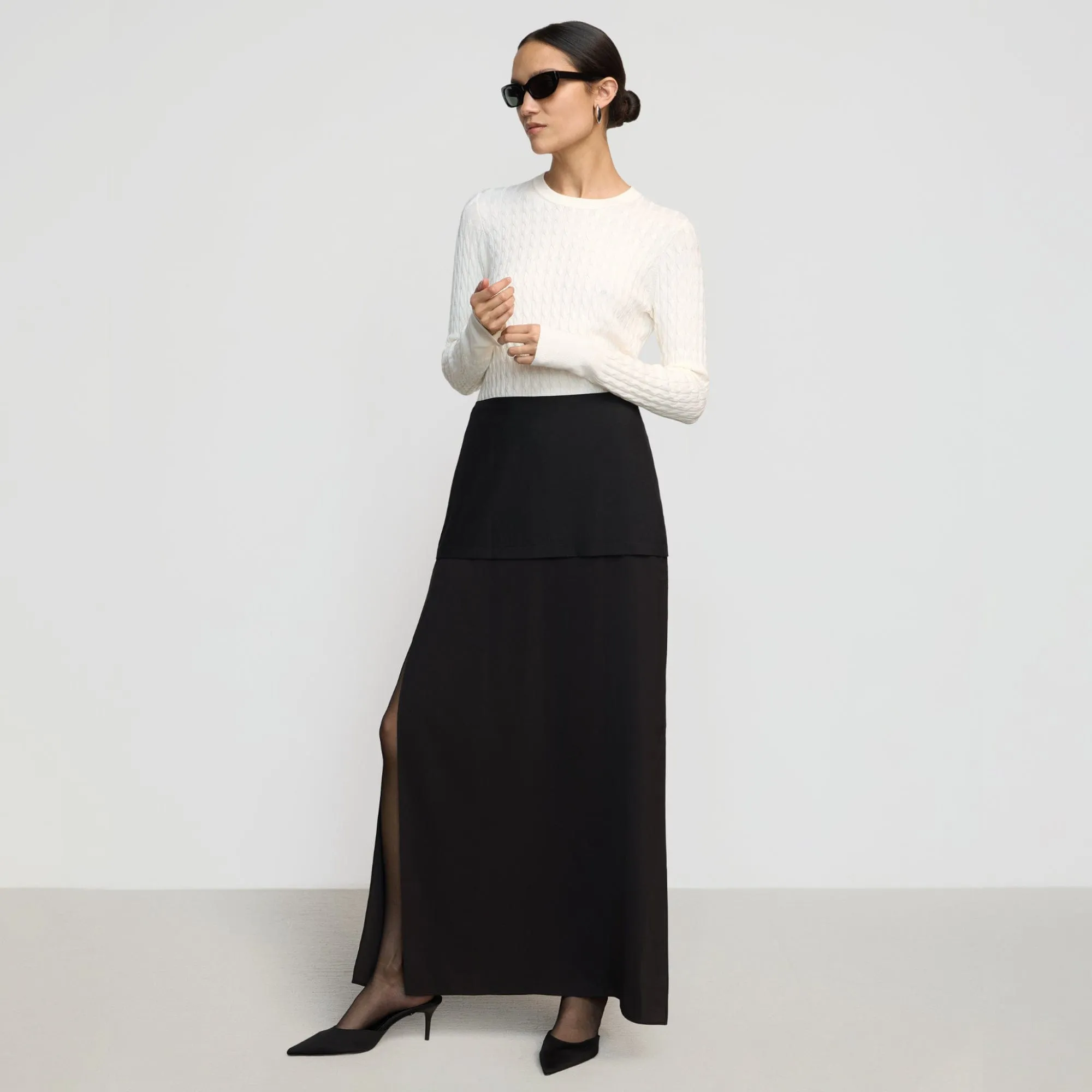 Augusta Tiered Maxi Skirt