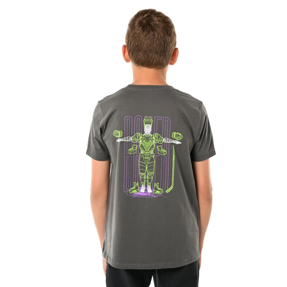 BAUER SCAN YOUTH DARK GREY T SHIRT