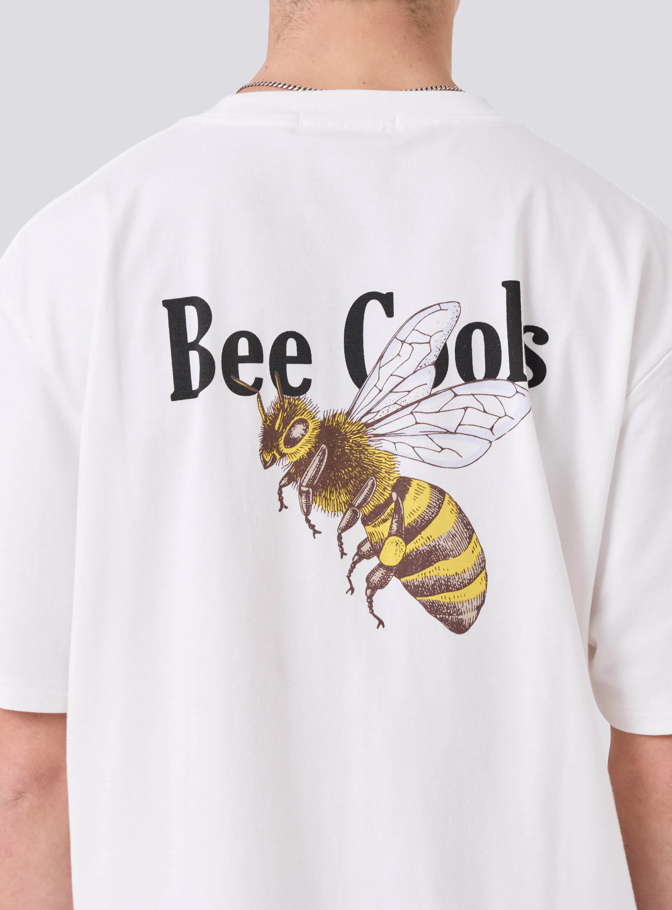 Bee Cools Tee Vintage White