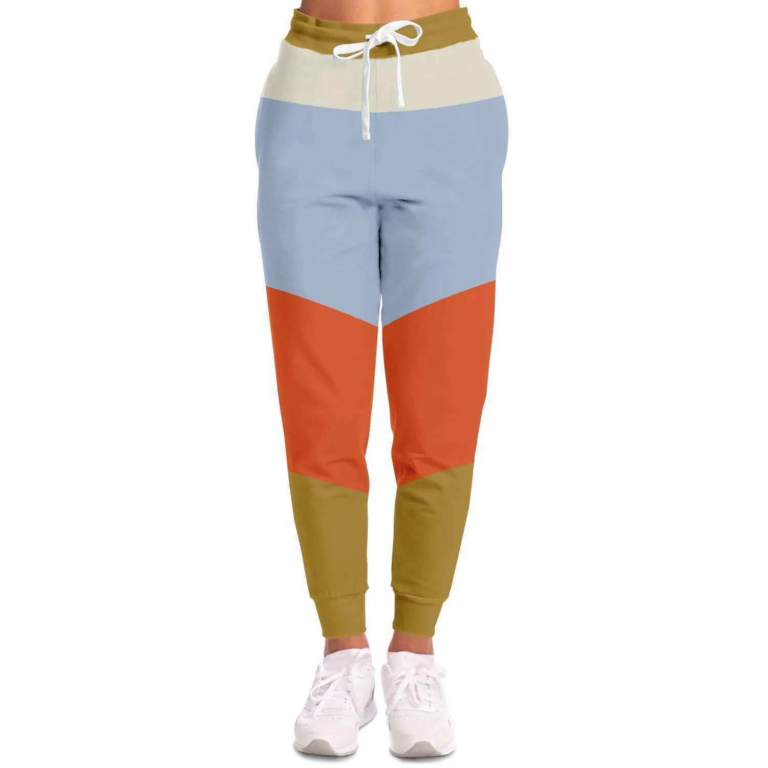 Blue Orange Alpine Unisex Fleece Joggers