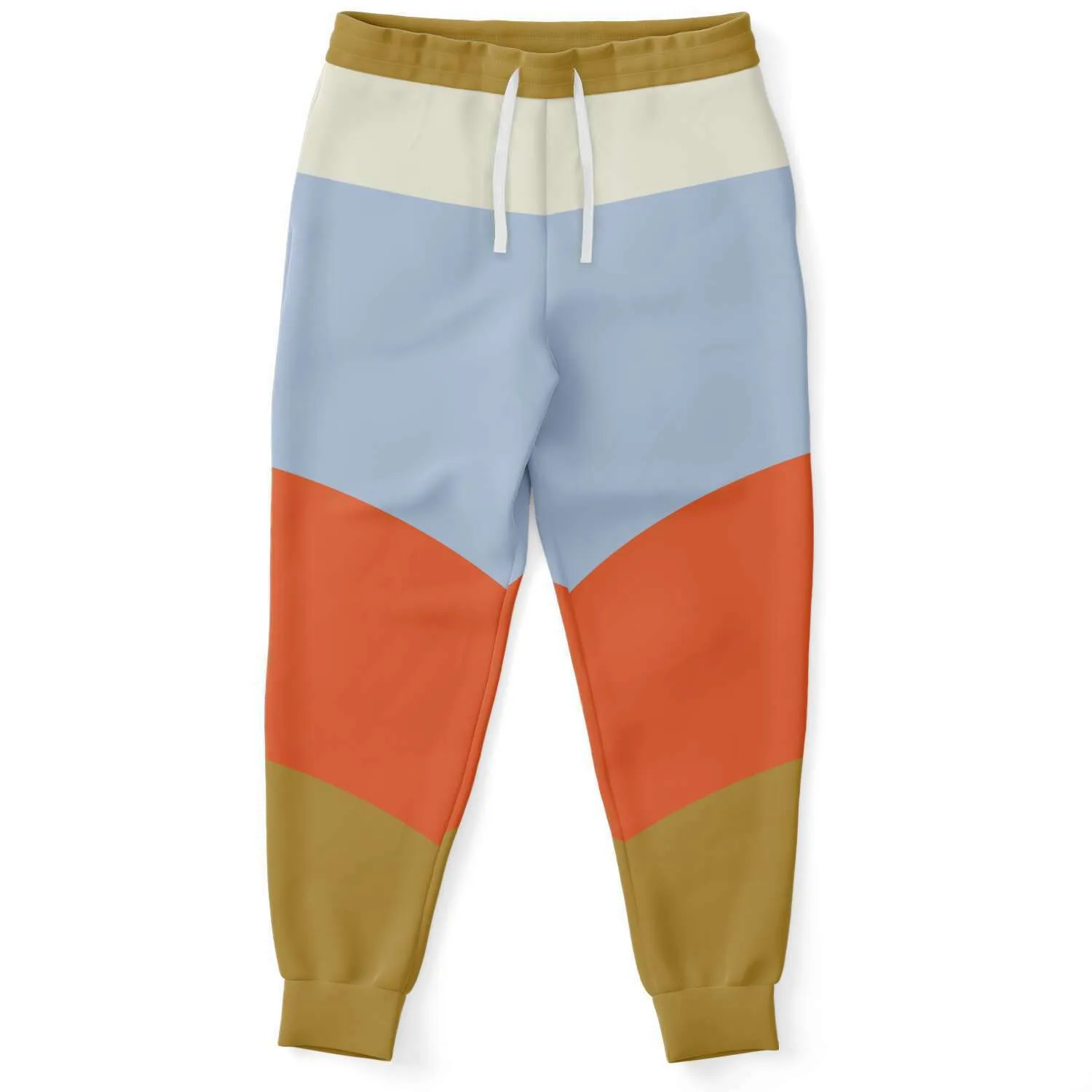 Blue Orange Alpine Unisex Fleece Joggers