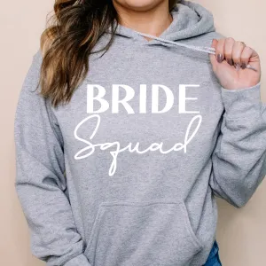 Bride Squad Heather Grey Hoodie