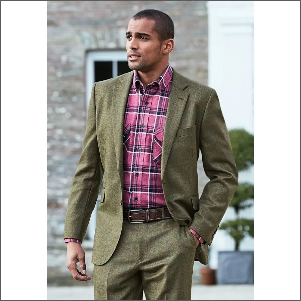 Brook Taverner Dalton Tweed Suit Jacket--