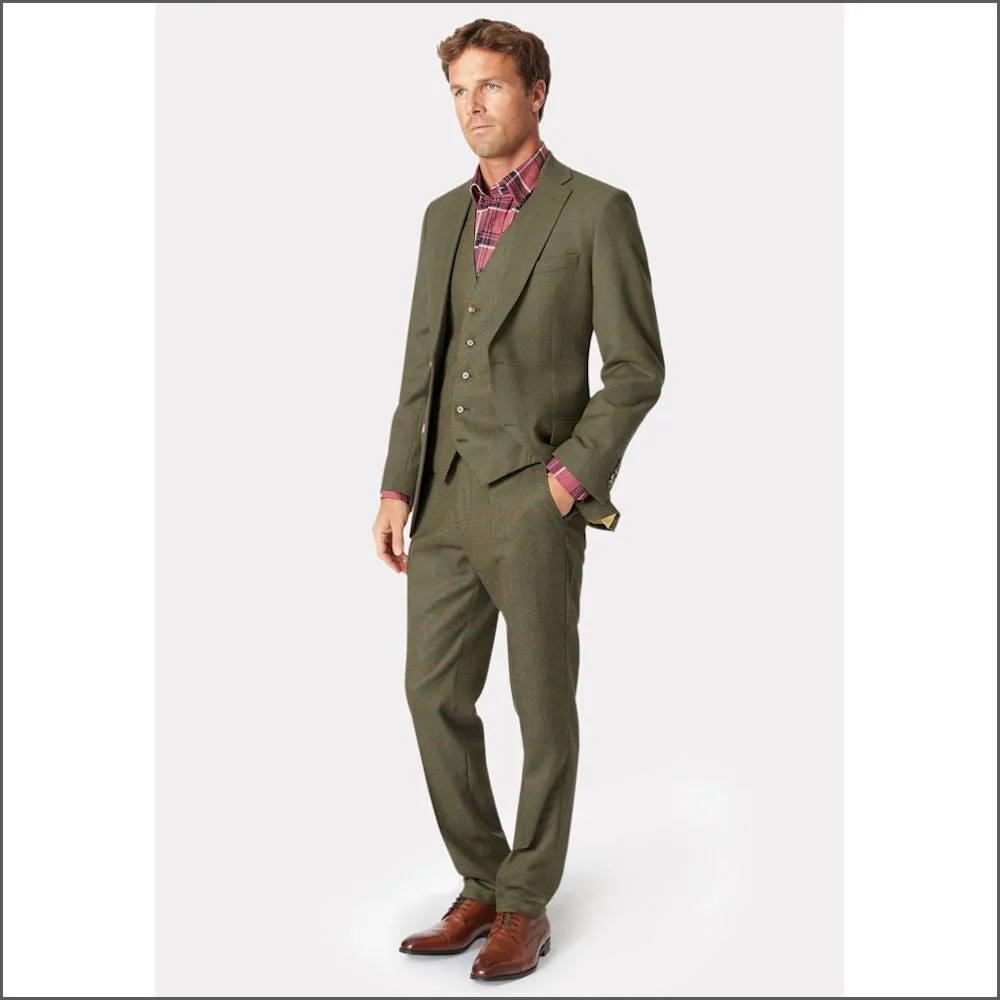 Brook Taverner Dalton Tweed Suit Jacket--