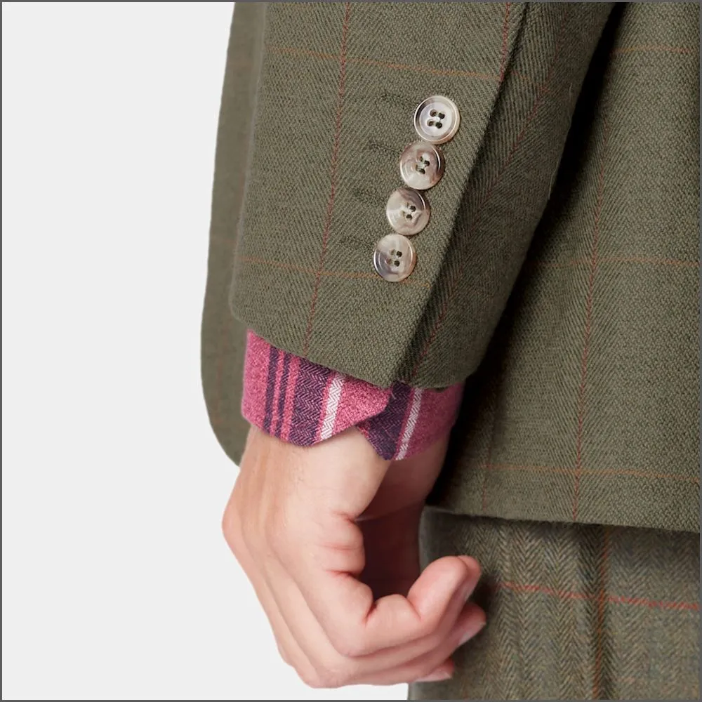 Brook Taverner Dalton Tweed Suit Jacket--