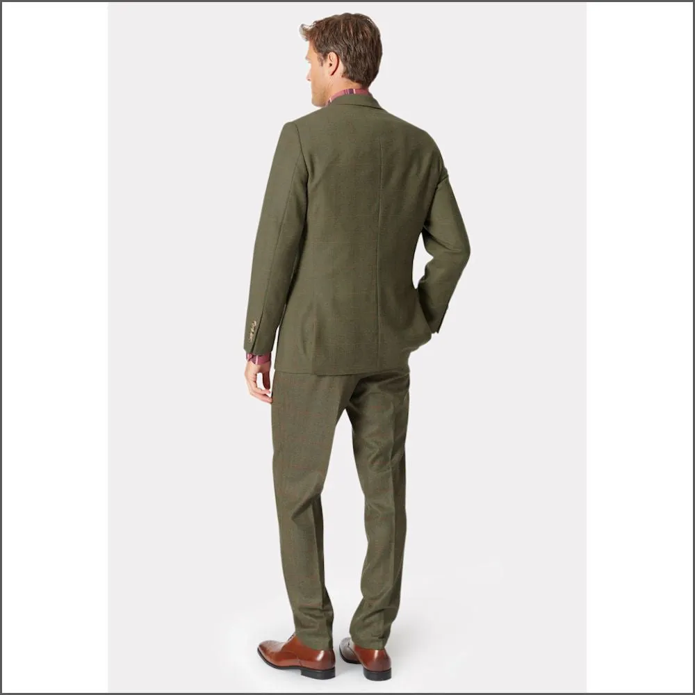 Brook Taverner Dalton Tweed Suit Jacket--