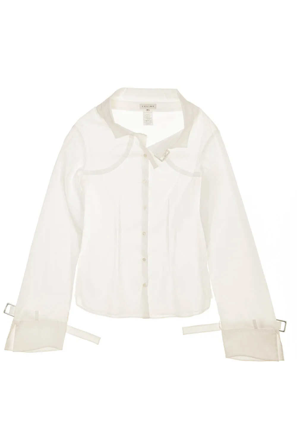 Celine - White Cotton Blouse - FR 38