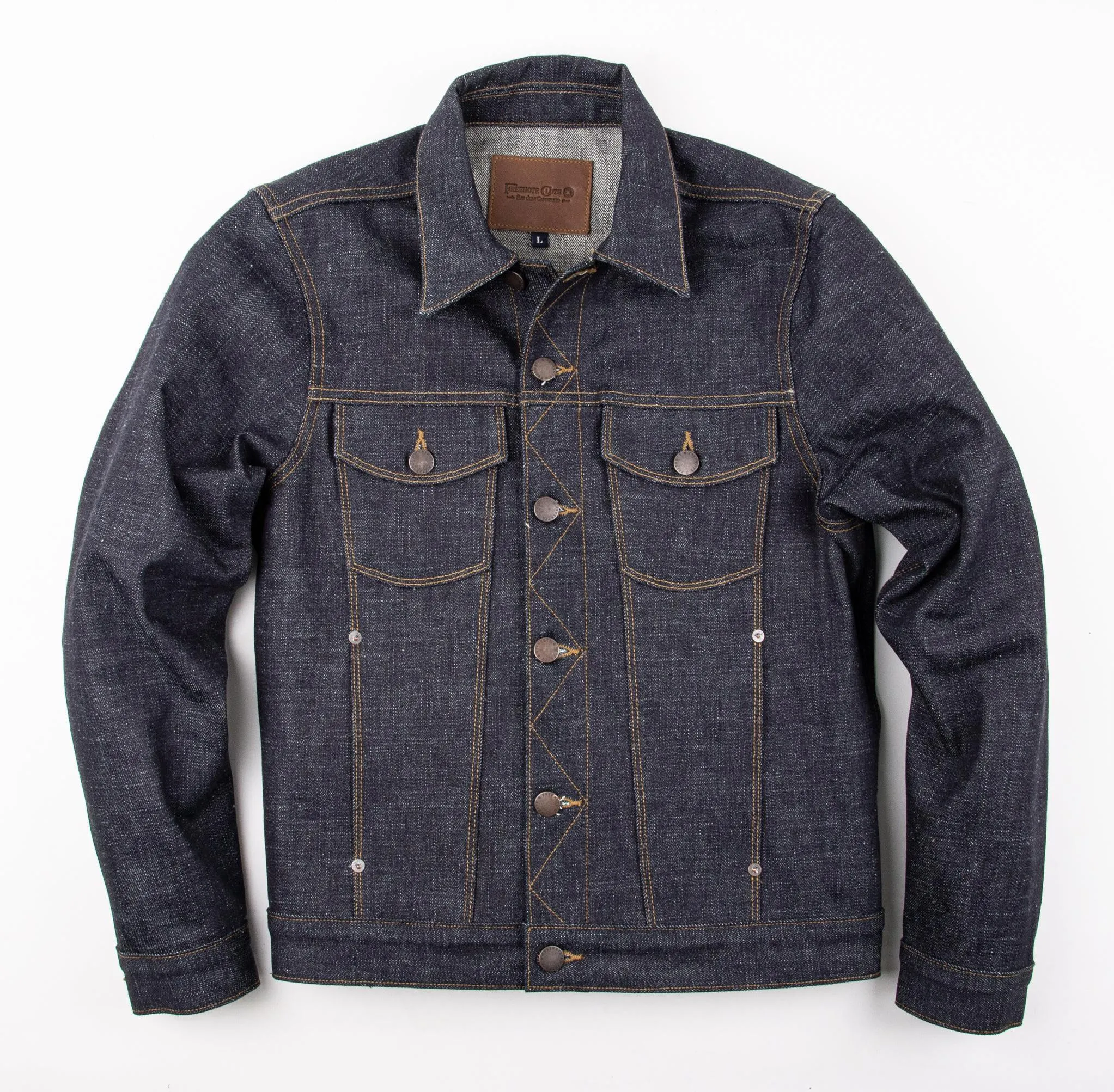 Classic Denim Jacket 17 Ounce Indigo Slub Denim