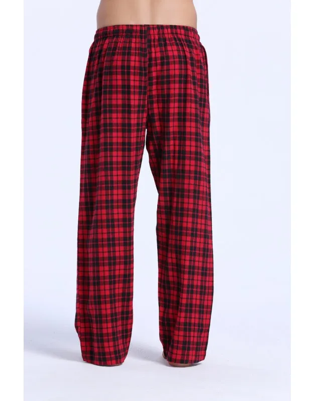 CYZ Men's 100% Cotton Super Soft Flannel Plaid Pajama Pants