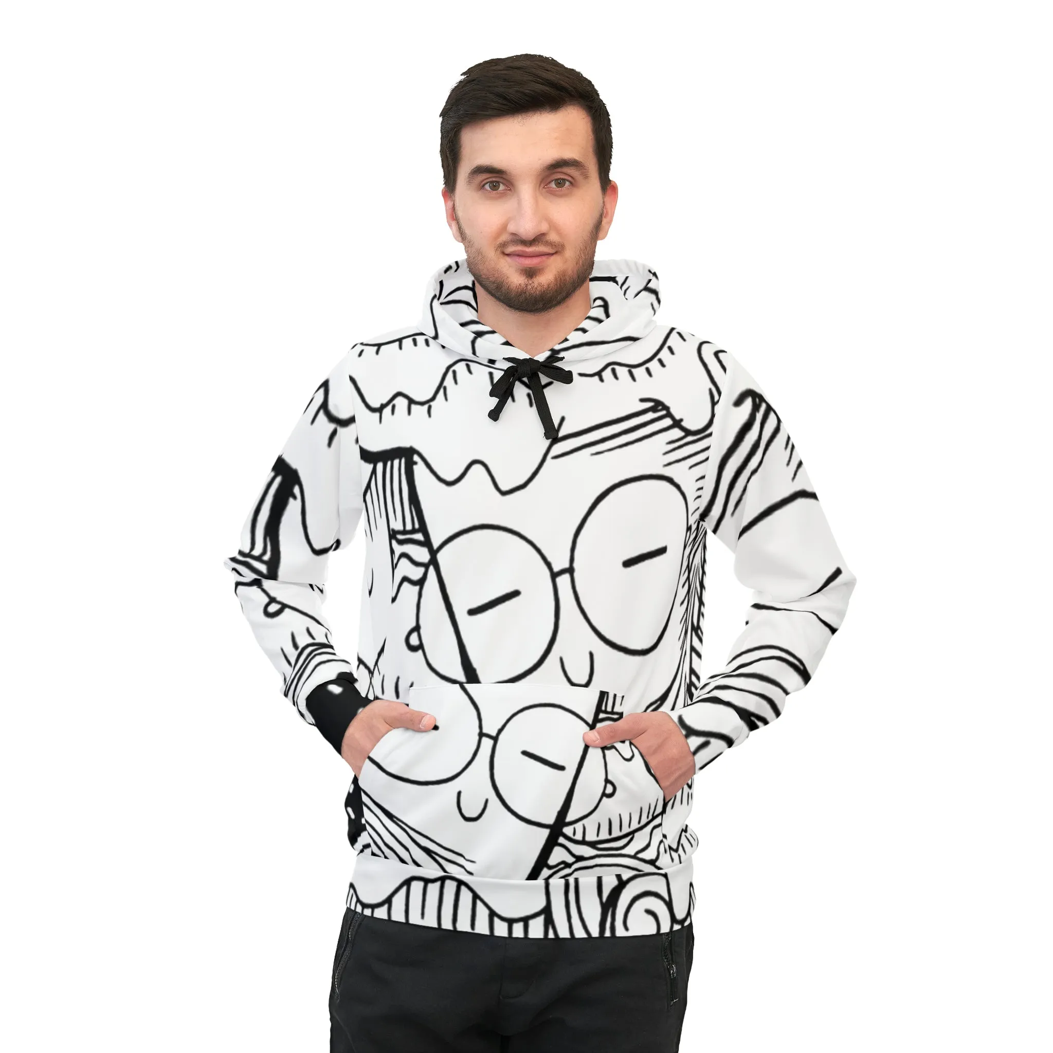 Doodle Icecream - Inovax Athletic Hoodie