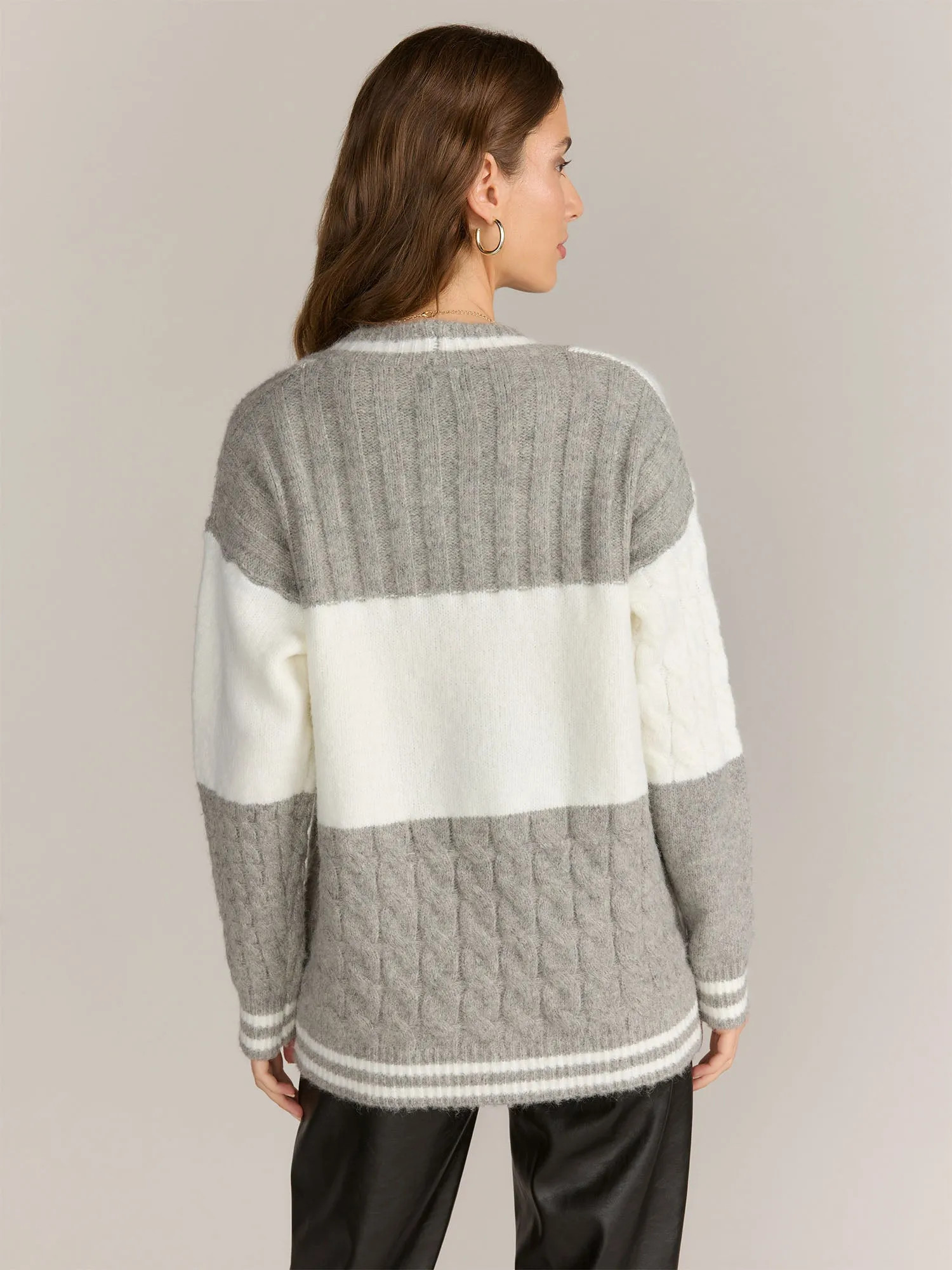 Dreamers Society, INC. Colorblock Button Front Cardigan - Brands We Love