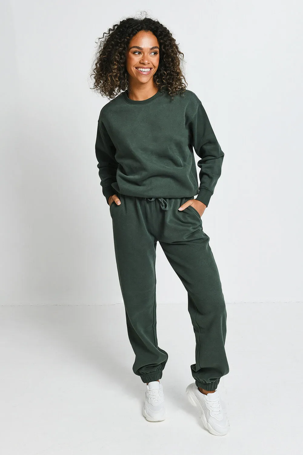 Everyday Comfy Sweatshirt - Forest Green