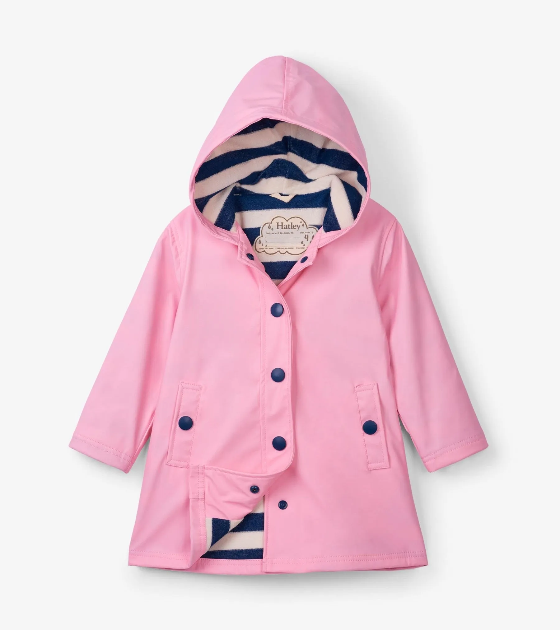 Hatley Splash Jacket Classic Pink & Navy