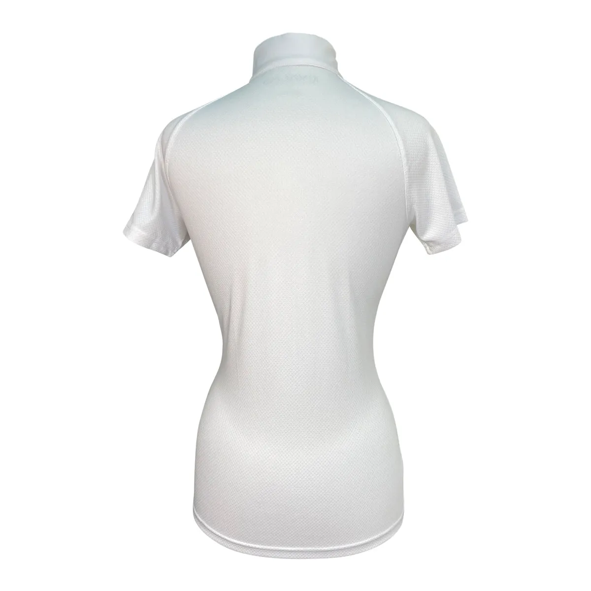 Kingsland 'Classic' Short Sleeve Show Shirt in White  - Women's Medium