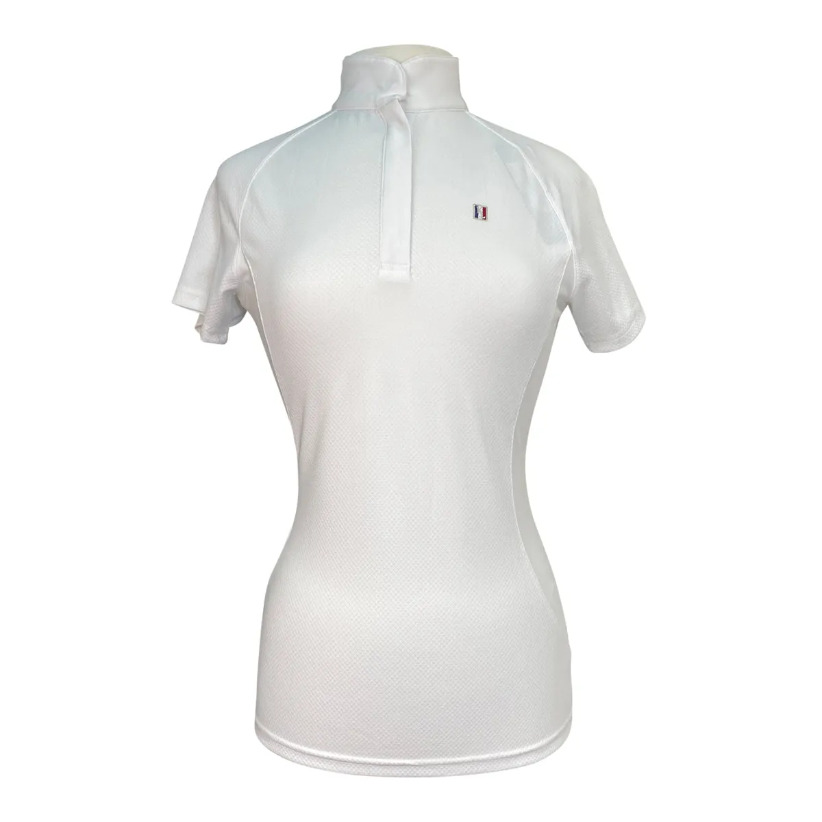 Kingsland 'Classic' Short Sleeve Show Shirt in White  - Women's Medium