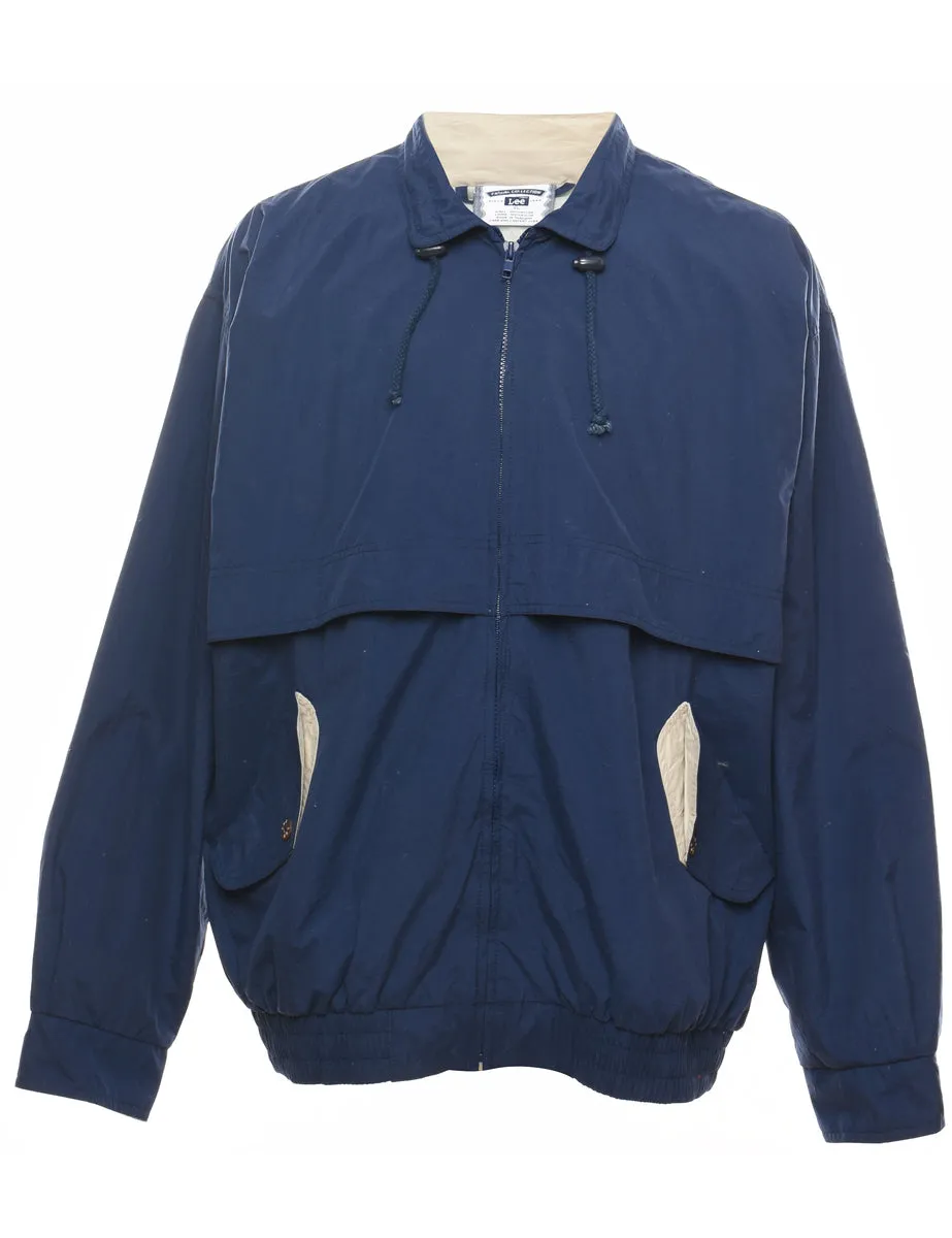 Lee Navy Classic Zip-Front Jacket - XL