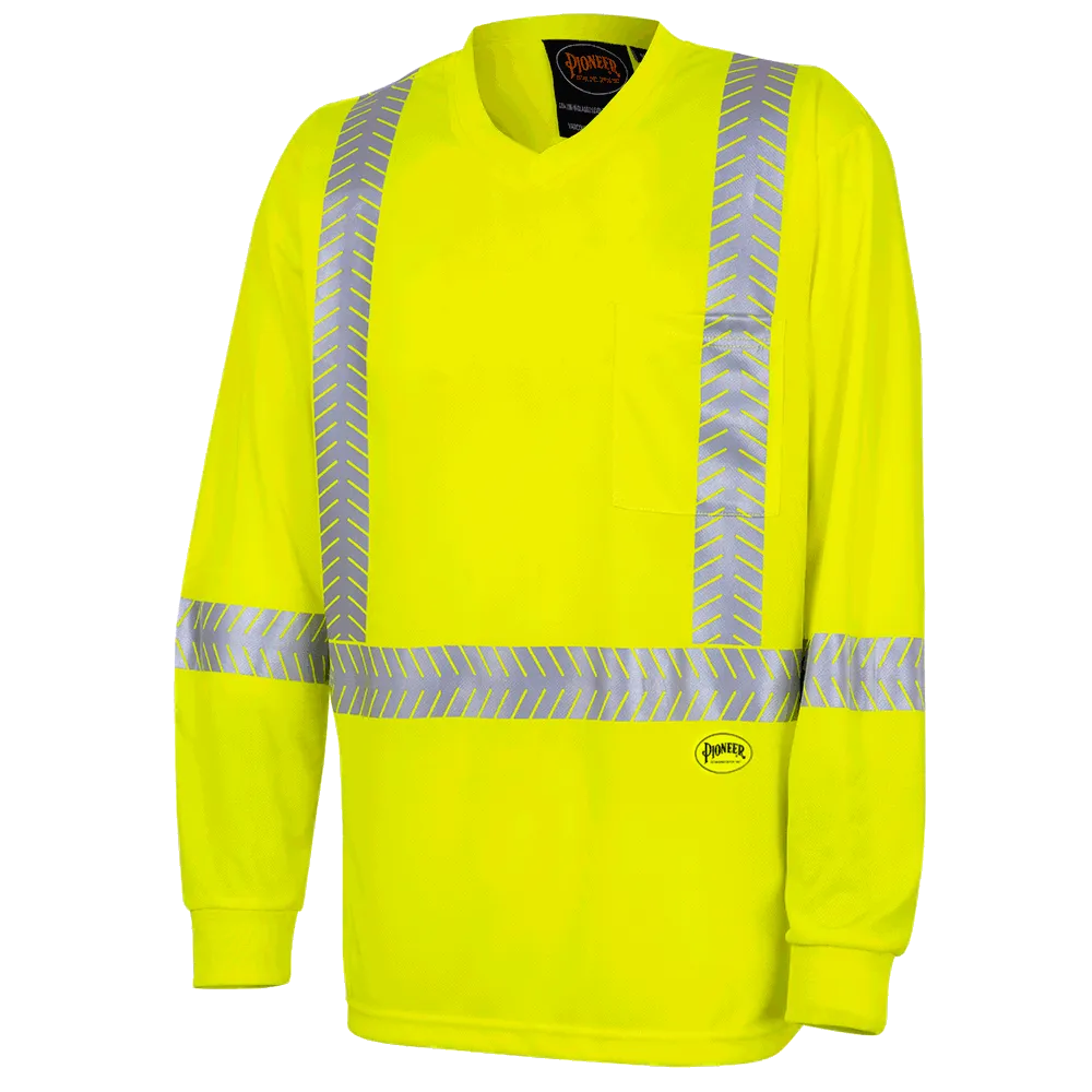 Long-Sleeved Shirt - Pioneer Hi-Viz Coolpass® Long-Sleeved Safety Shirt, 6904A / 6905A