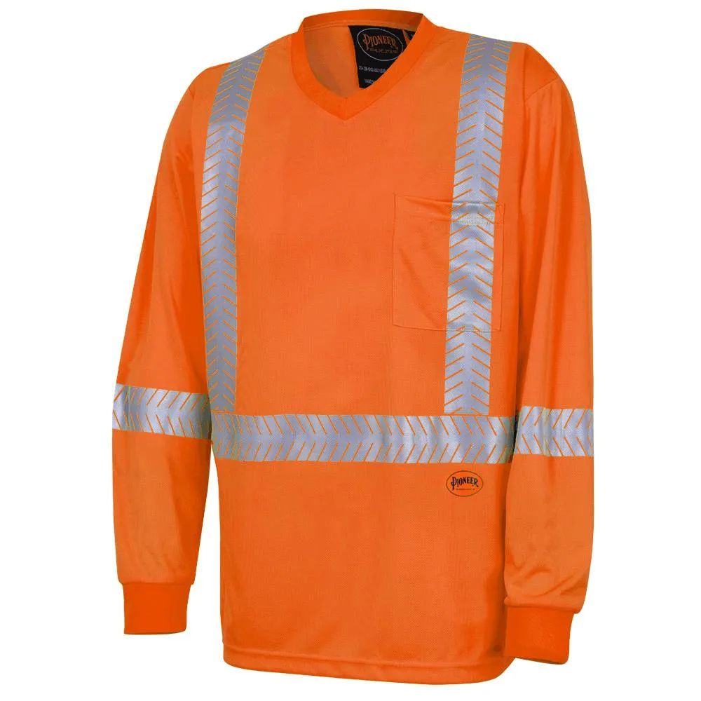 Long-Sleeved Shirt - Pioneer Hi-Viz Coolpass® Long-Sleeved Safety Shirt, 6904A / 6905A