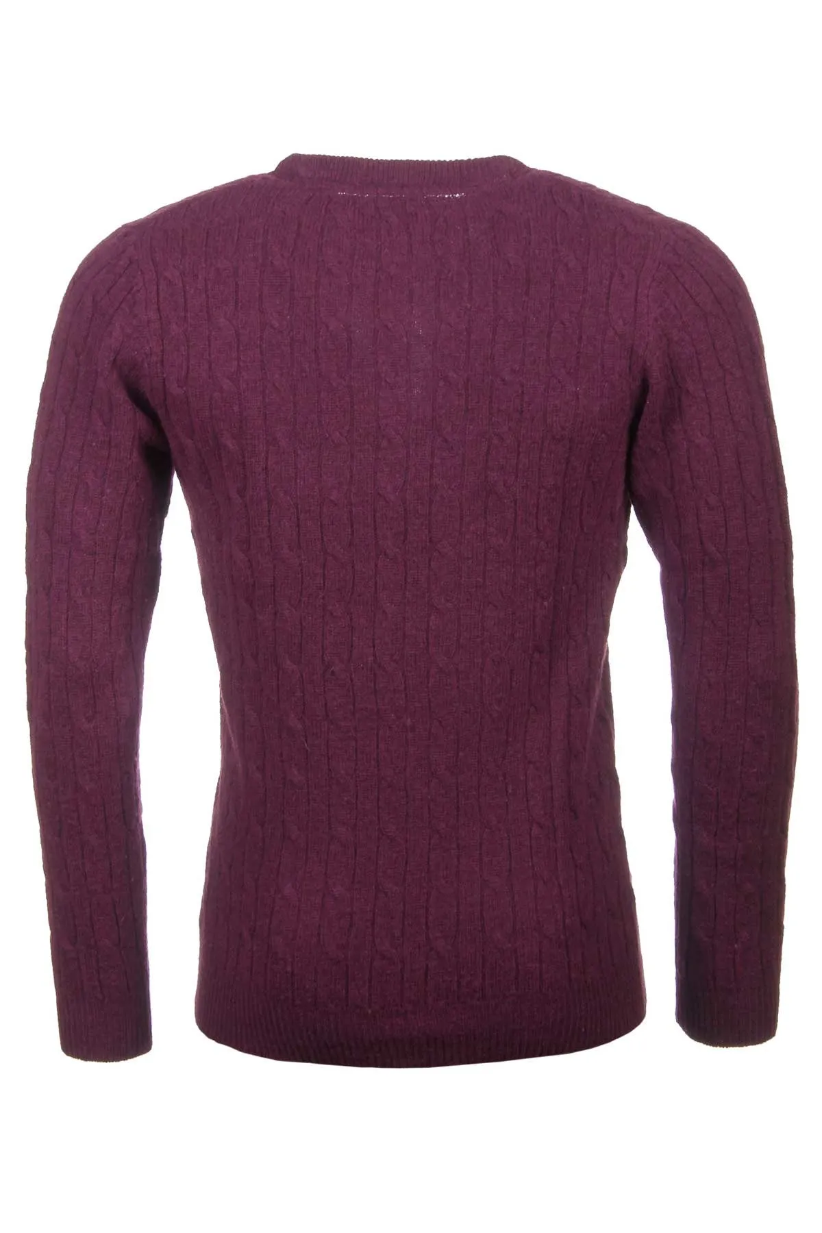 Men's Crew Neck Lambswool Jumper