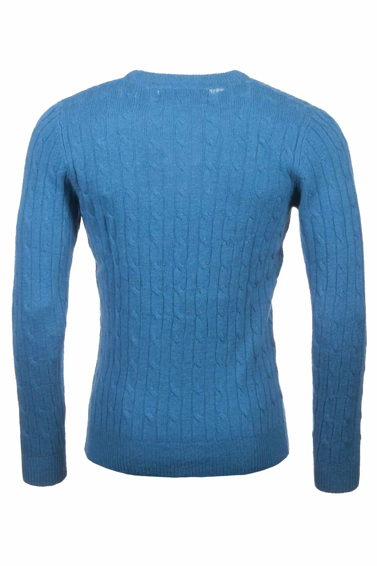 Men's Crew Neck Lambswool Jumper