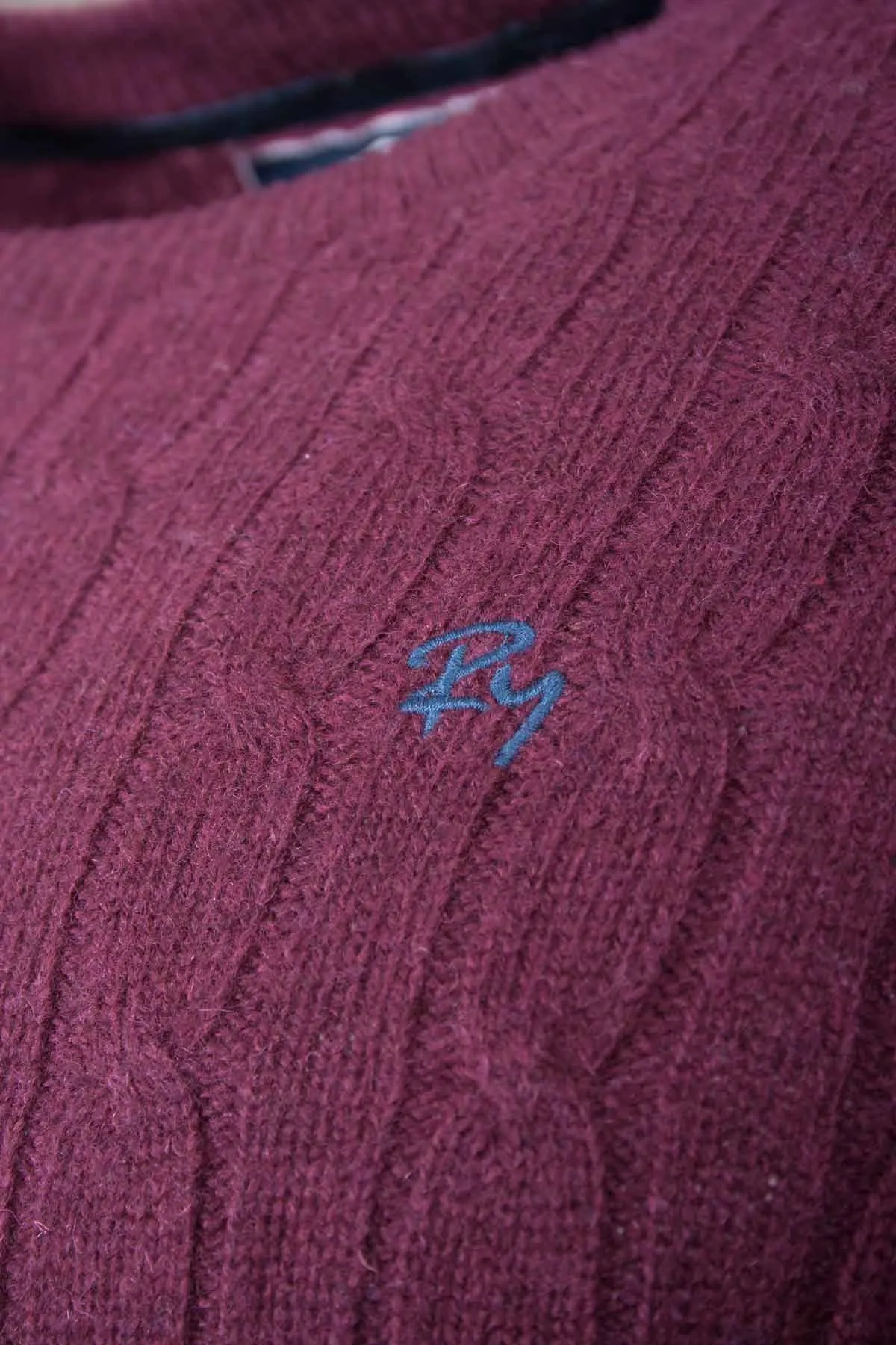 Men's Crew Neck Lambswool Jumper