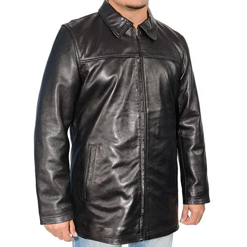 Milwaukee Leather SFM1820 Men's Classic 'JD' Black Lambskin Leather