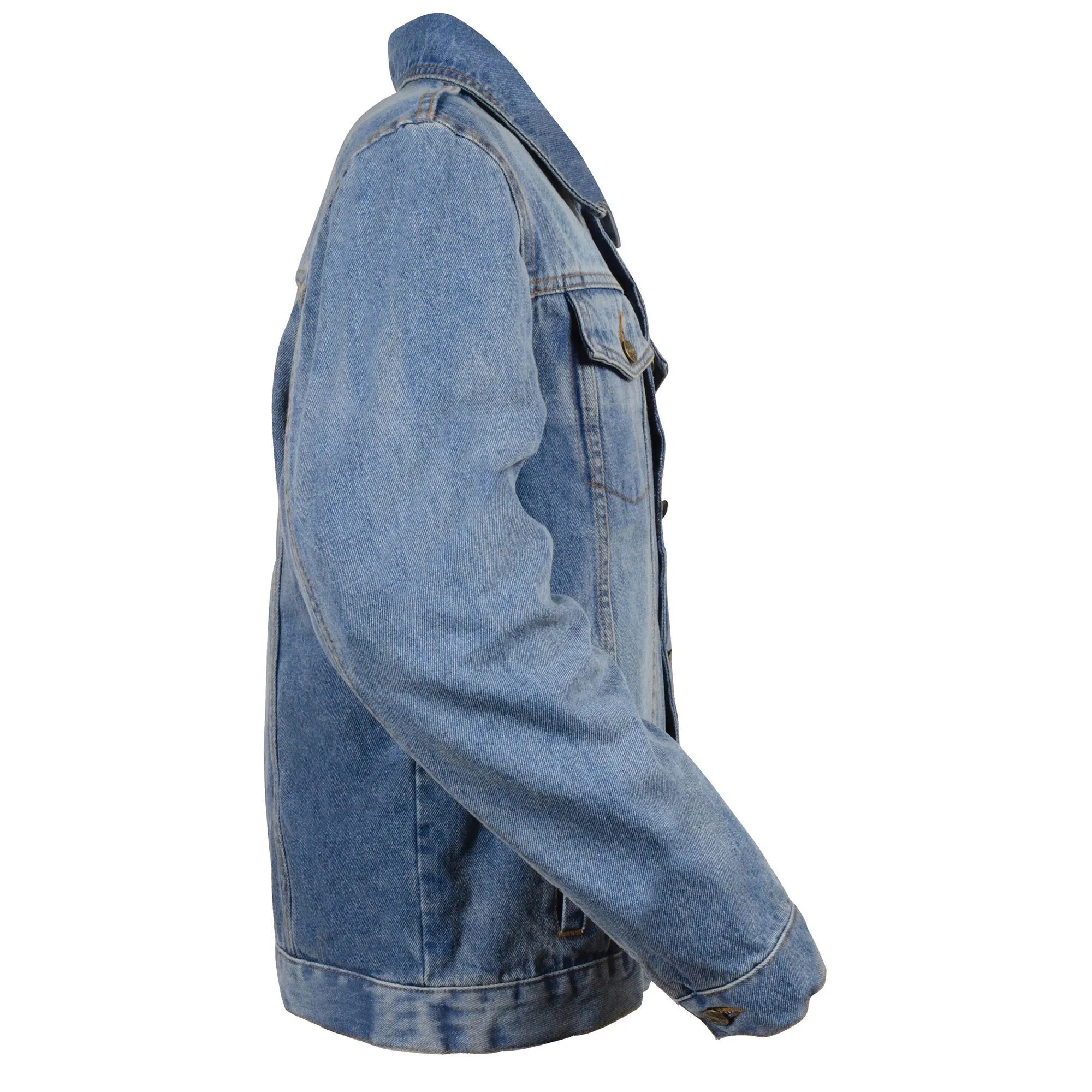 Milwaukee Performance Denim-MDM1015-Men's Classic Blue Denim Jean Pocket Jacket with Gun Pockets