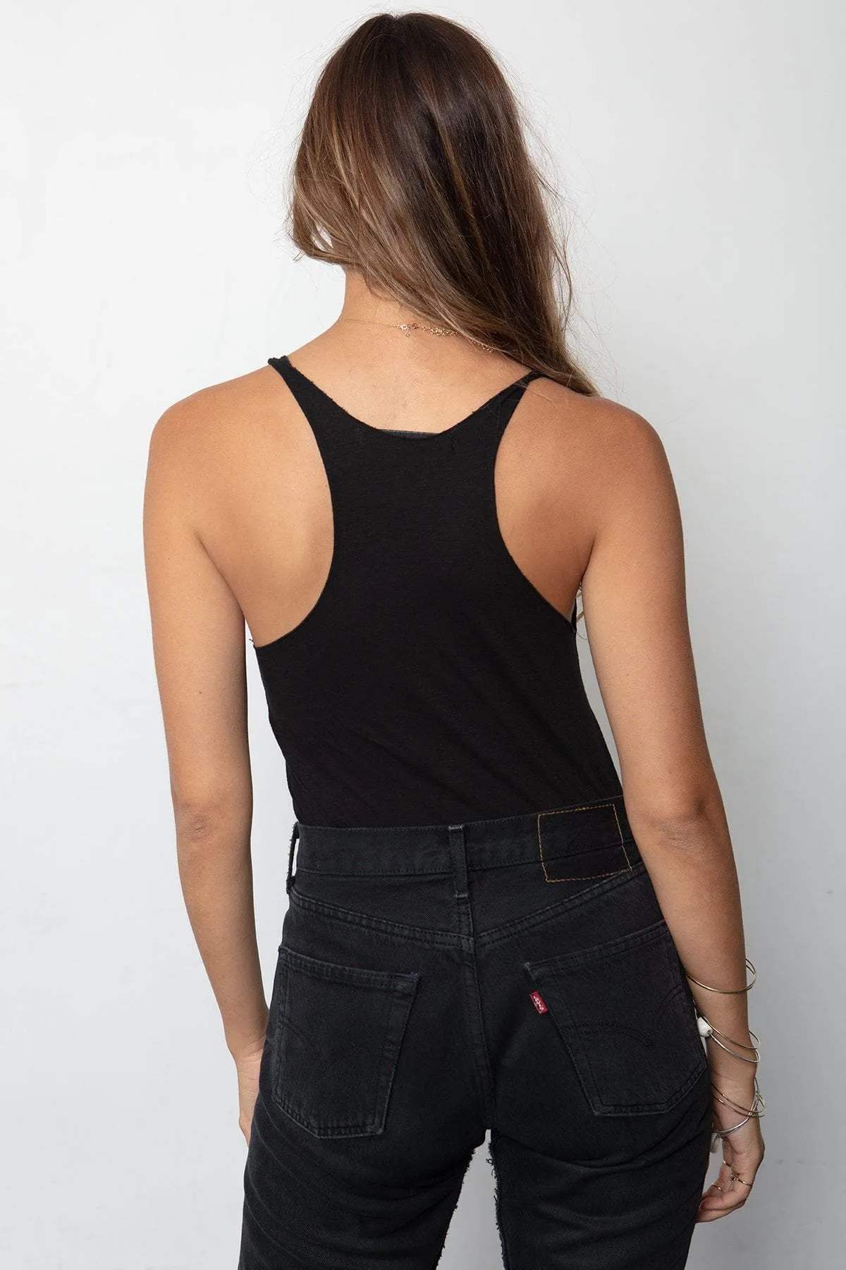 On Repeat Tank in Black