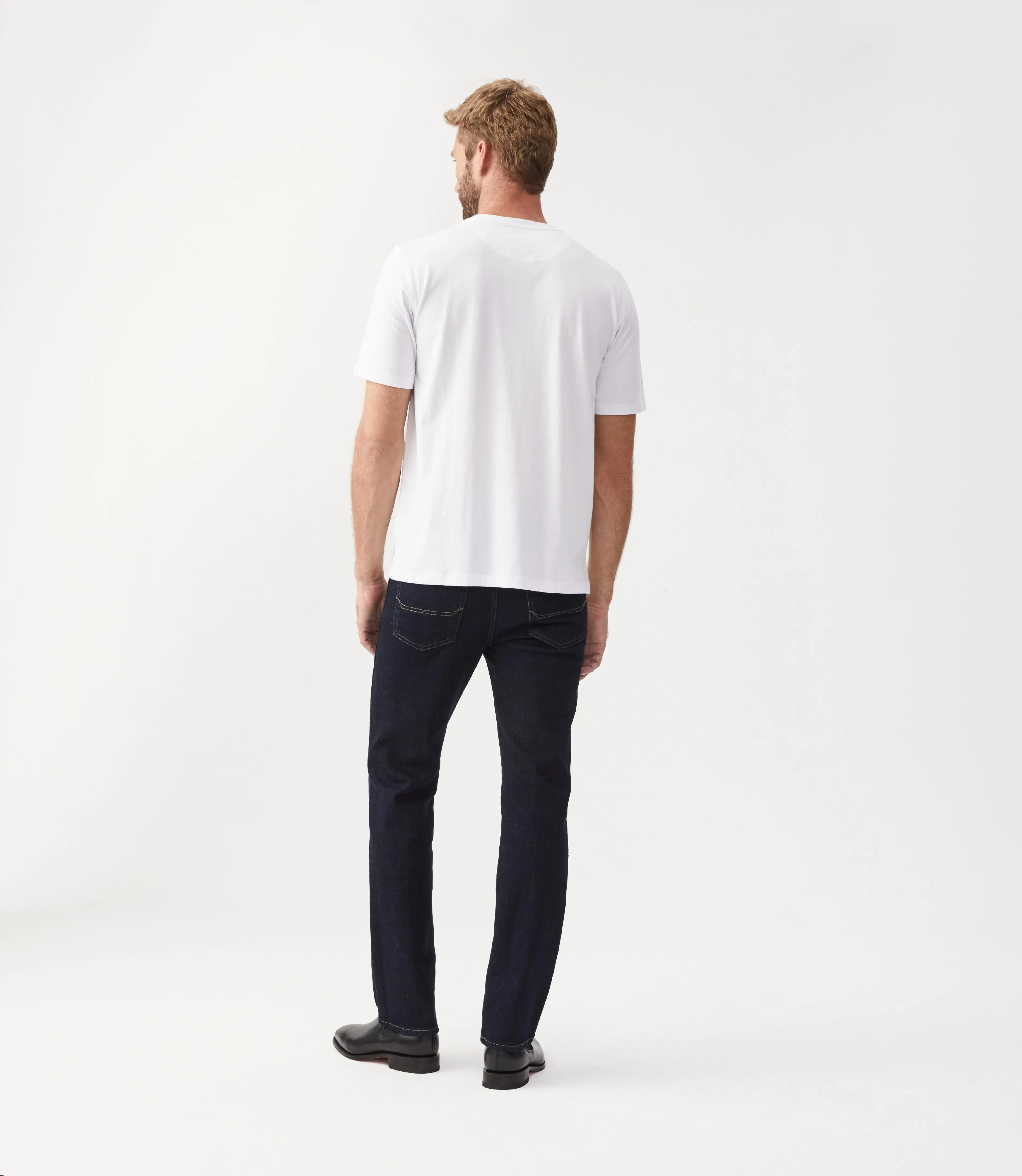 Parson T-Shirt - White/Chestnut