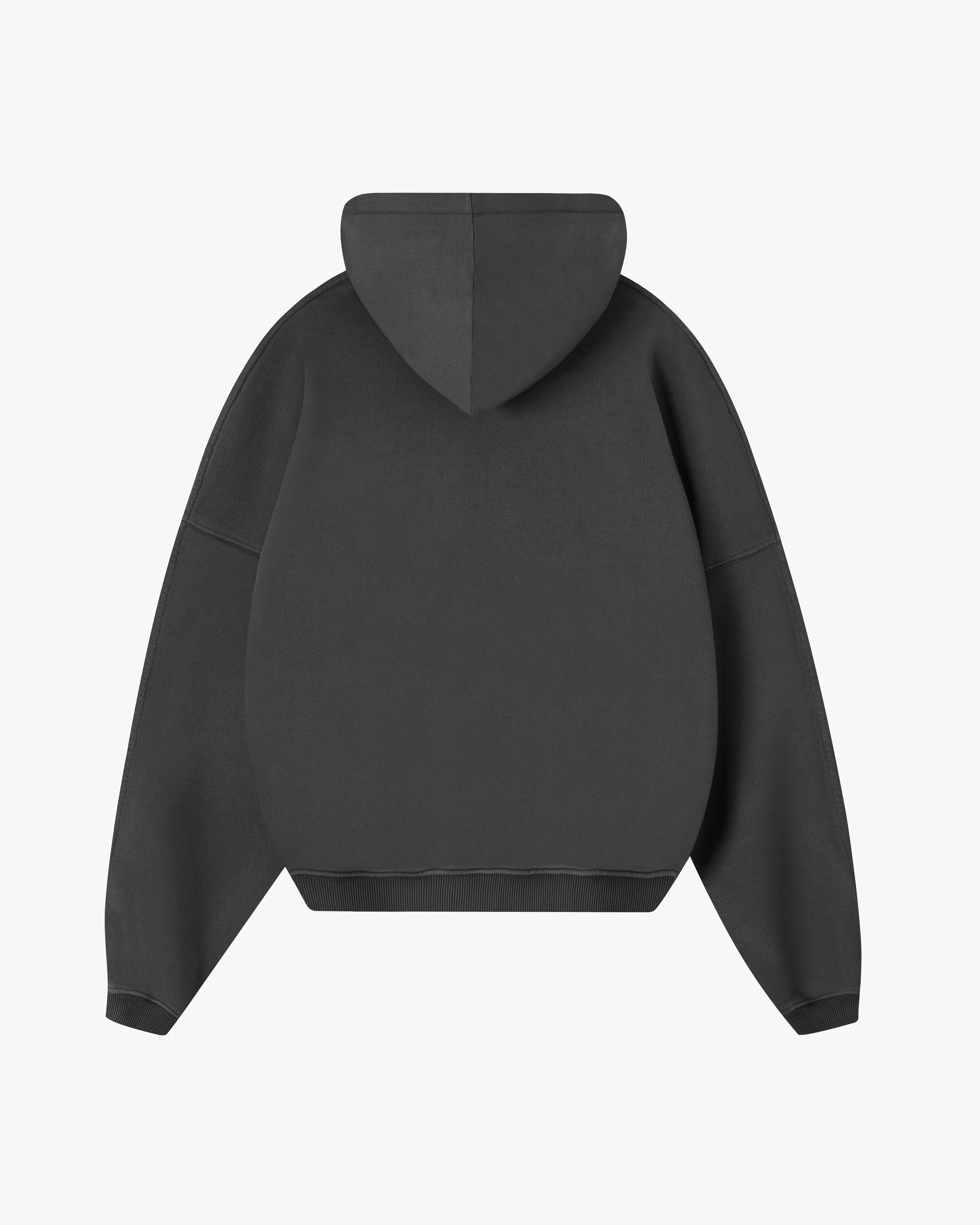 PERFECT BOXY HOODIE ASH