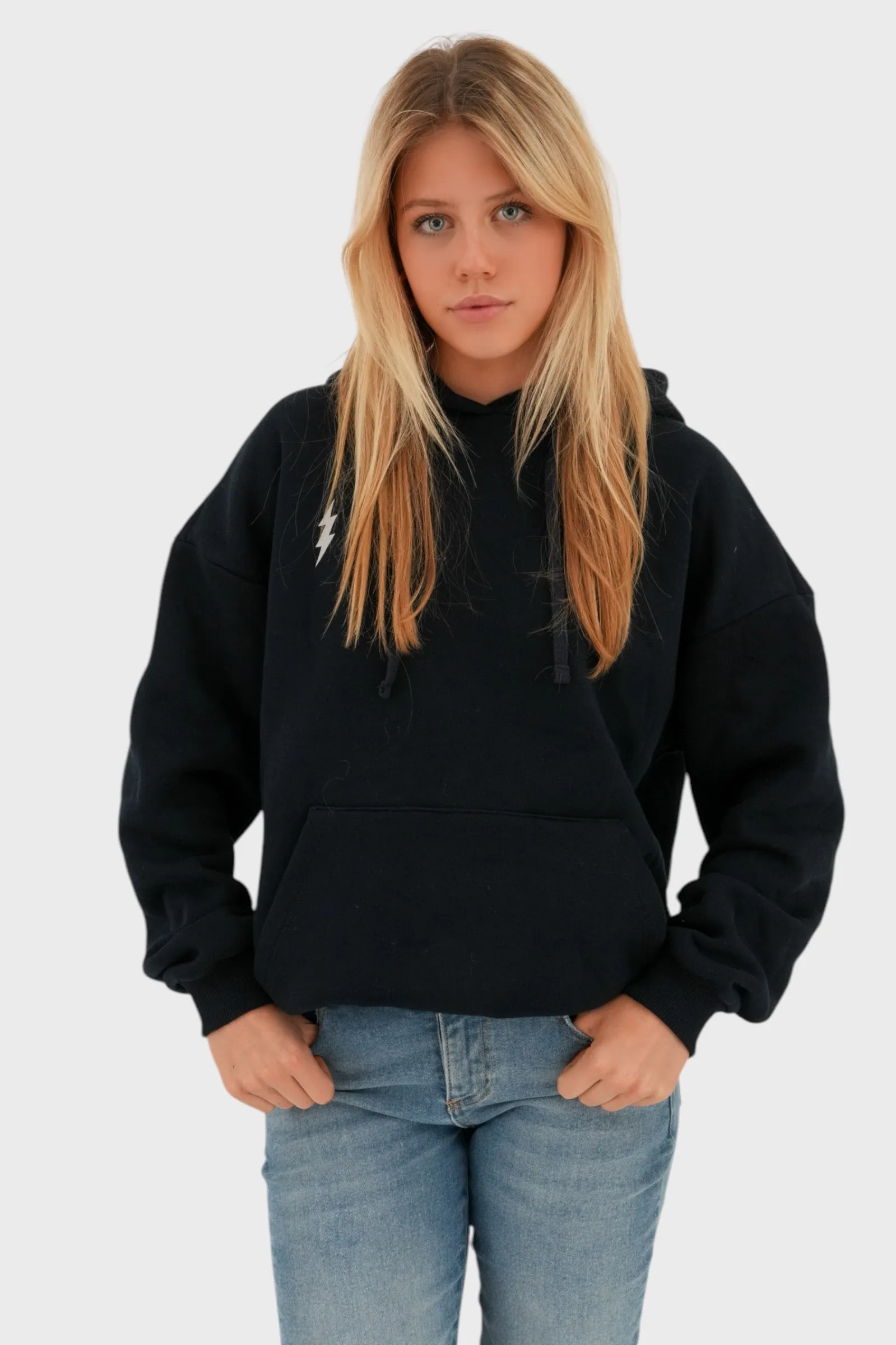 "Rock" hoodie navy