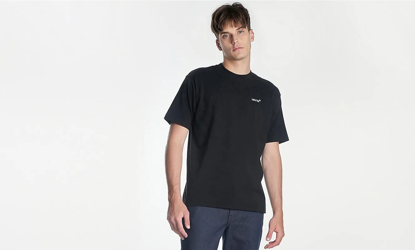 Red Tab Vintage Tee - Mineral Black