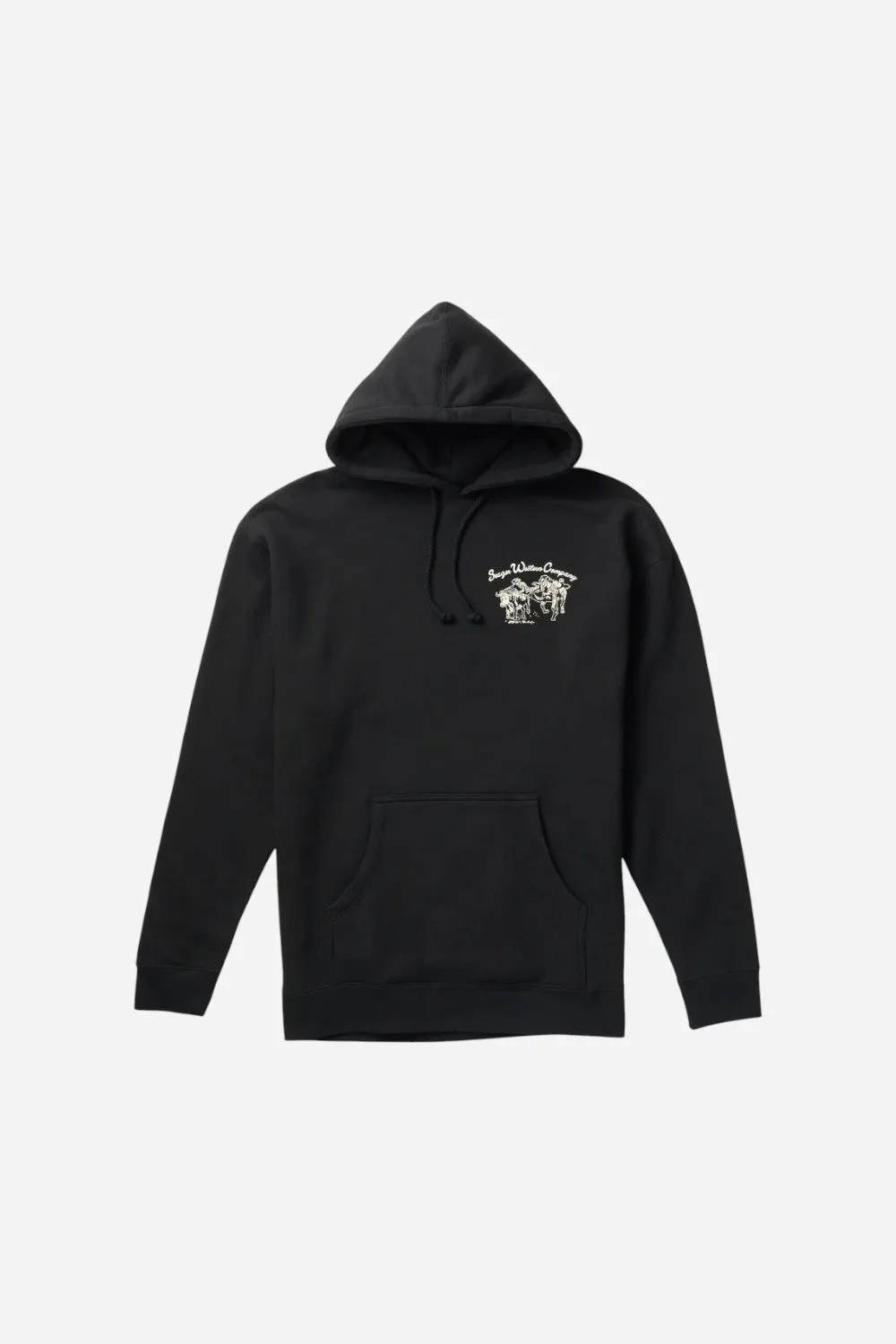 Seager Los Rios Mid-Weight Hoodie in Black