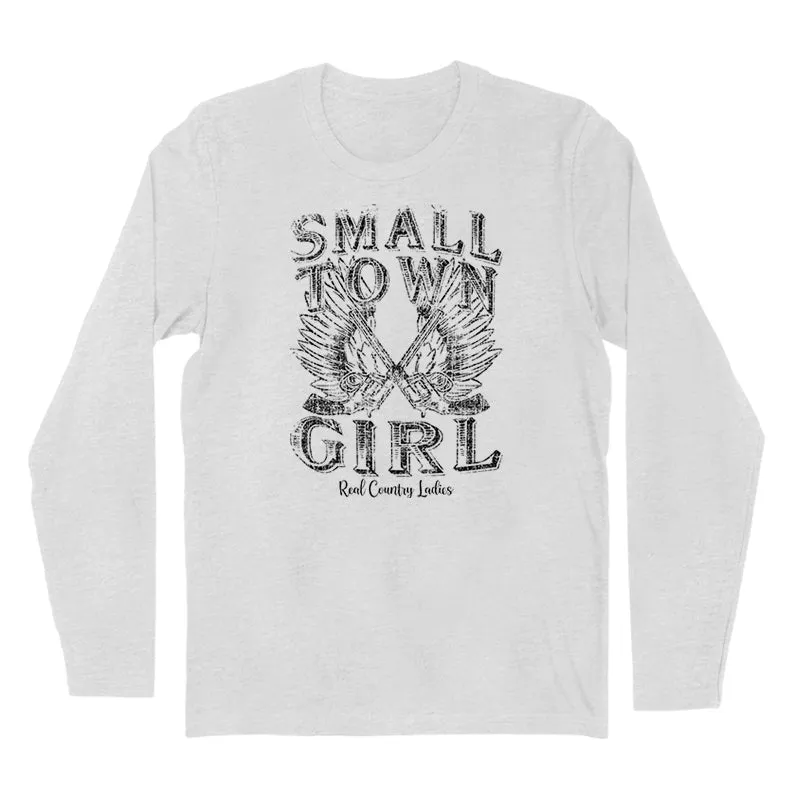 Small Town Girl Black Print Hoodies & Long Sleeves