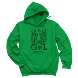 Small Town Girl Black Print Hoodies & Long Sleeves