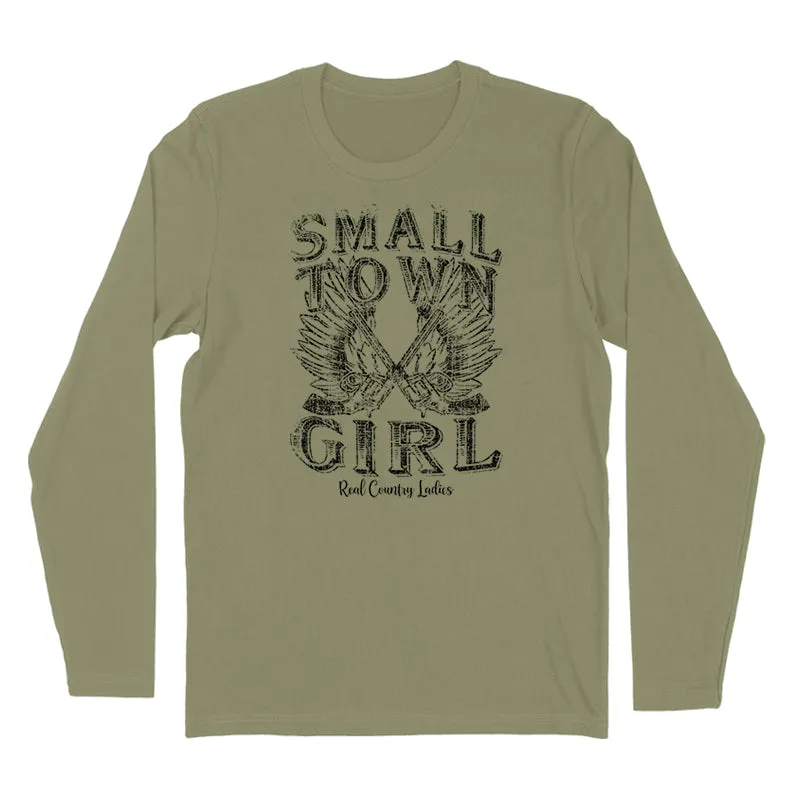 Small Town Girl Black Print Hoodies & Long Sleeves