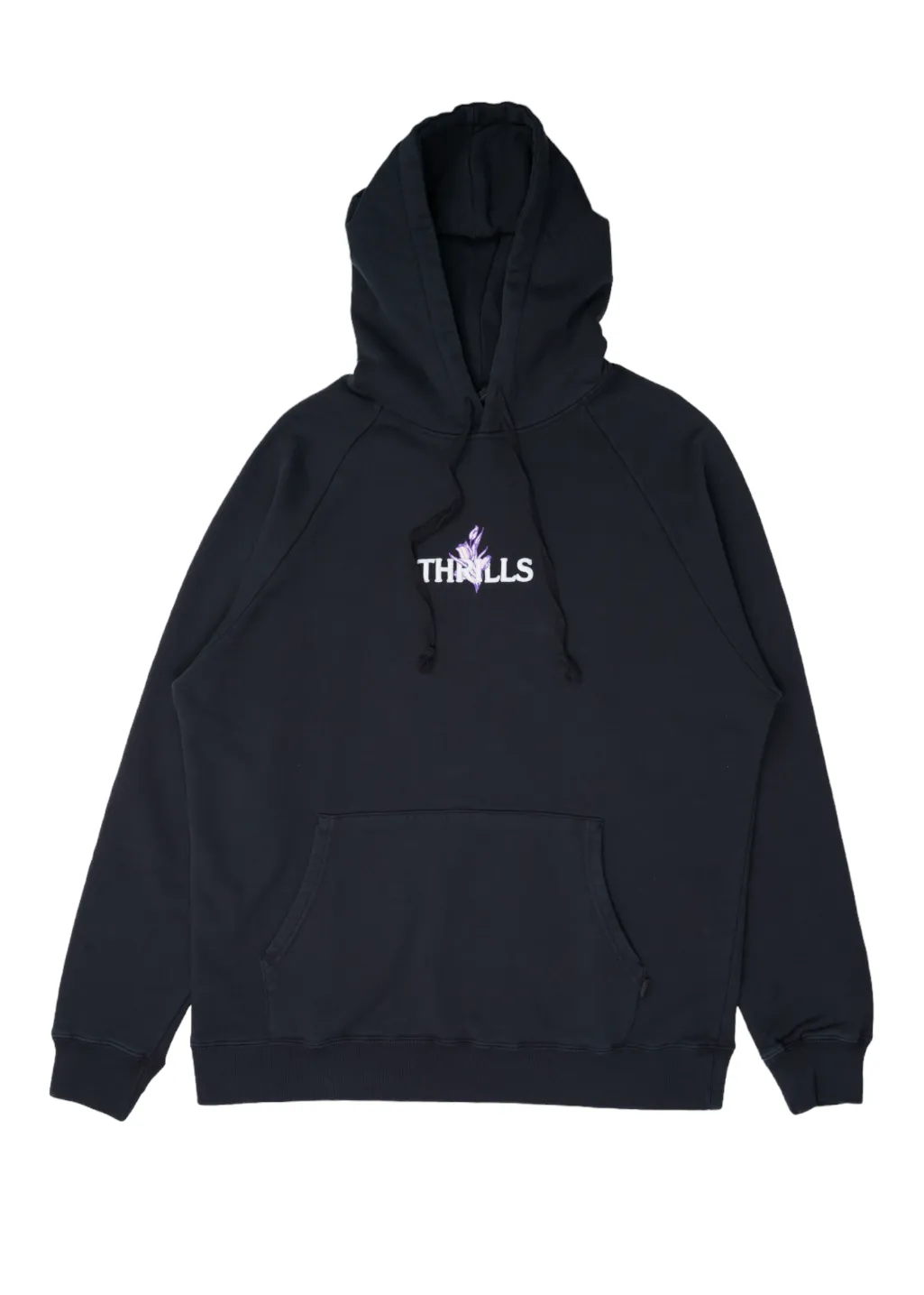 THRILLS - In Bloom Raglan Pull On Hood - Twilight Black