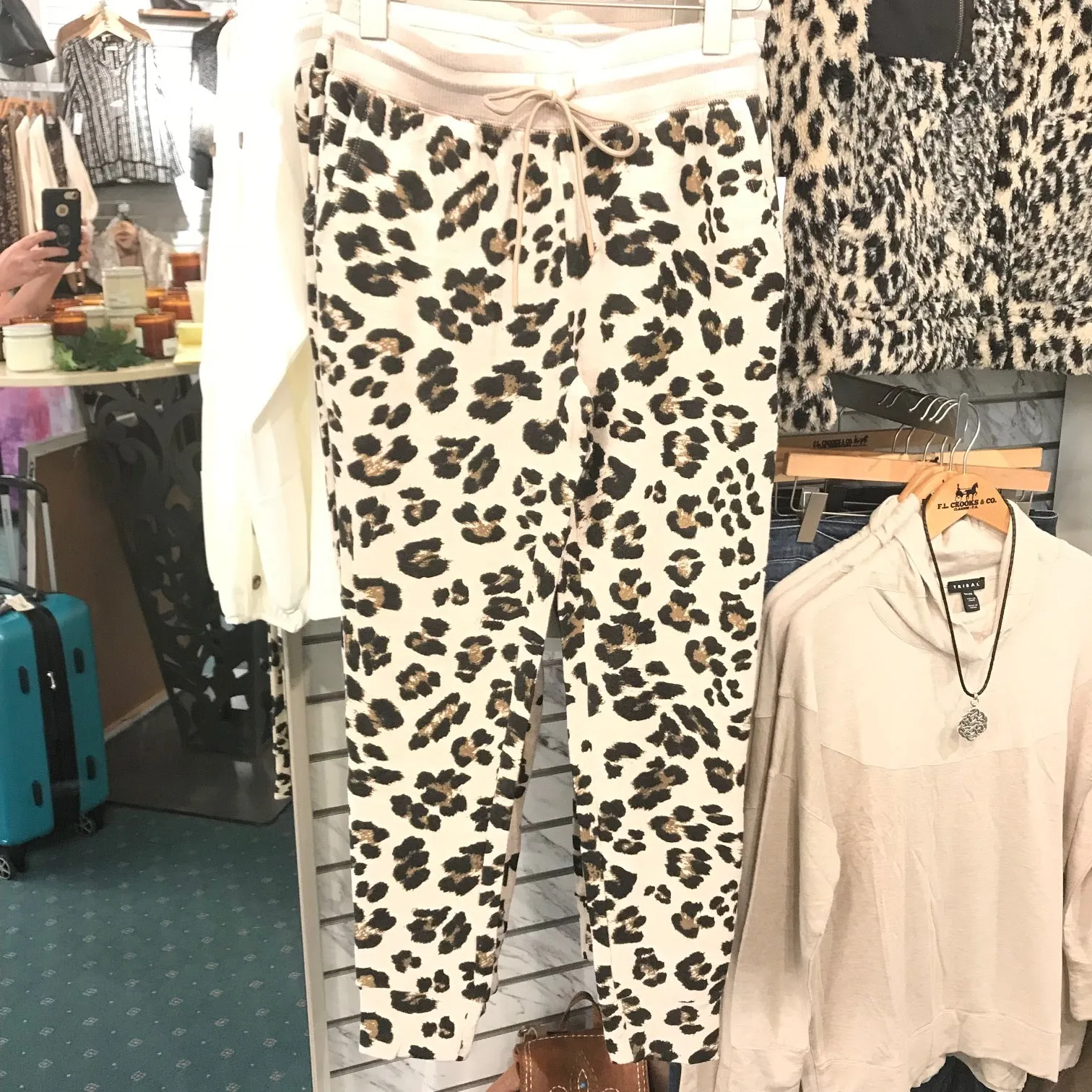 Women's Tribal | Animal Print Jogger | Fawn