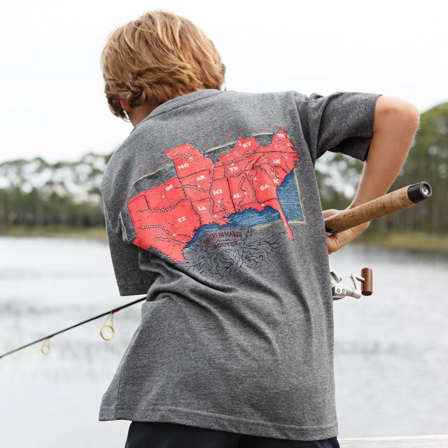 Youth River Route Collection Tee - The South