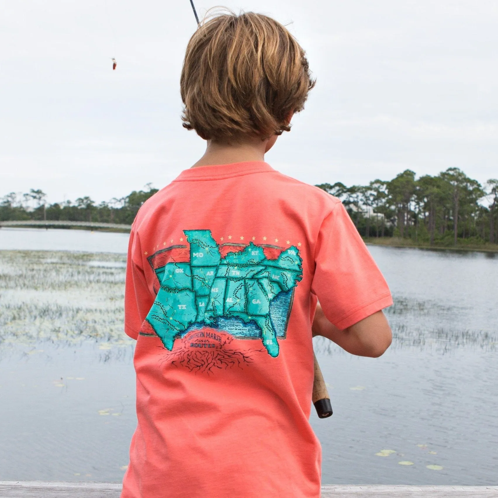 Youth River Route Collection Tee - The South